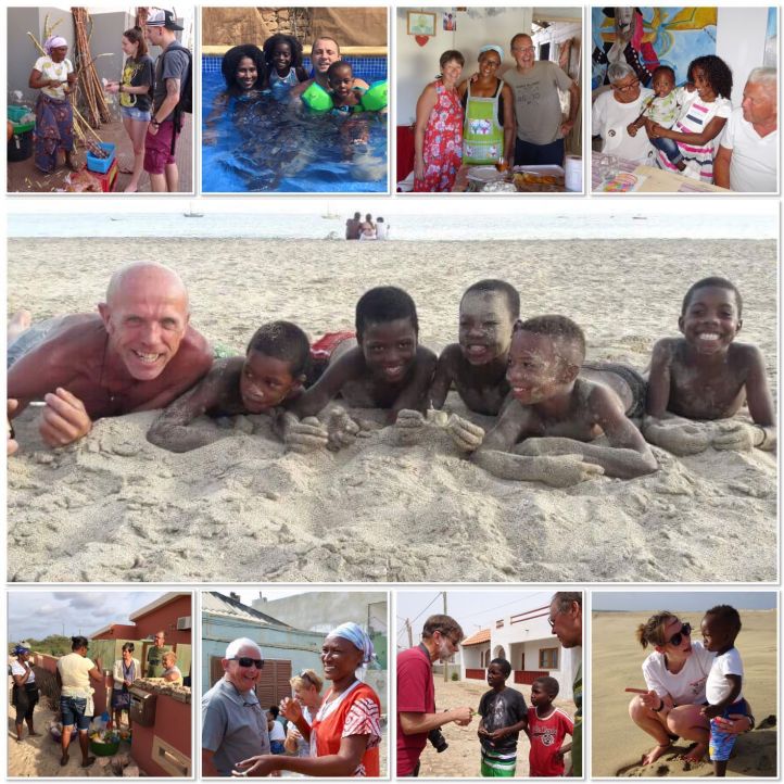 la vie et les gens su l'île de Maio au Cap Vert
