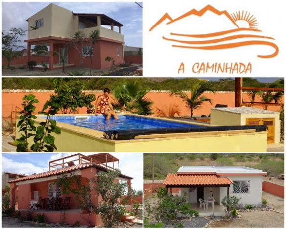 Hôtel bungalow avec cuisine équipée à Morro, hébergement île de Maio Cap-Vert